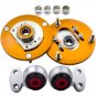 4pcs Camber Plate Top Upper Mount & Aluminum Control Arm Bushings for BMW E46