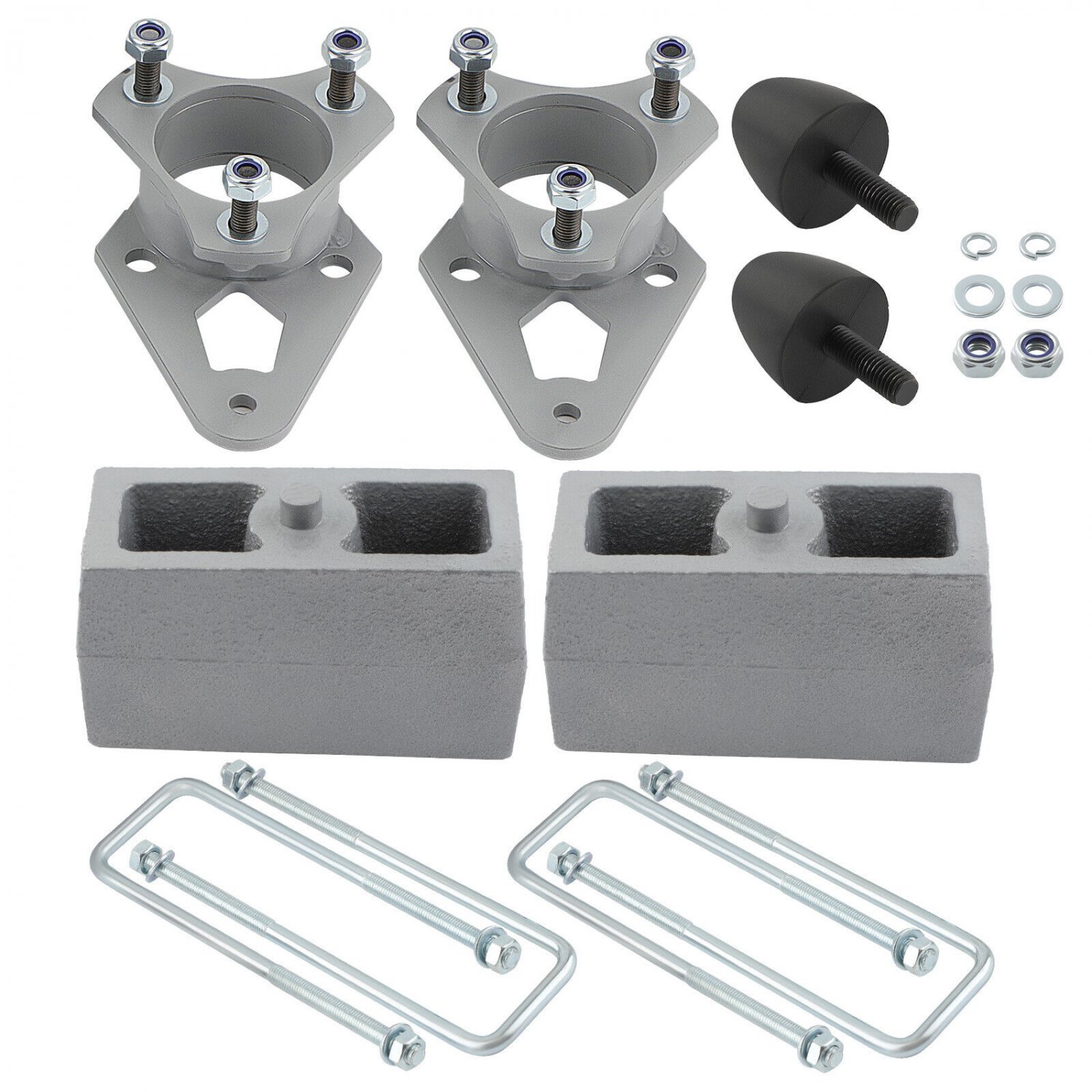 3" Front + Rear Full Lift Kit for Nissan Frontier 2005-2022 Steel