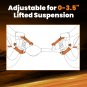 2Pcs Rear Lower Adjustable Control Arms For Grand Cherokee WJ 1999-2004 2003 02