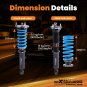 Damper Adjustable Coilovers For Lexus IS250/IS350 Sedan 2014-2016 RWD Struts