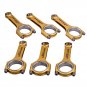 6 x Titanized Connecting Rods Conrods for BMW N54B30 3.0 TURBO ARP 2000 Bolts