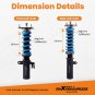 MaXpeedingrods T6 24 Level Coilovers Suspension Kit for Toyota Camry L/LE 12-17