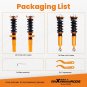 24 Level Damper Adjustable Coilovers Lowering Kit For BMW 5-Series E60 AWD Xi