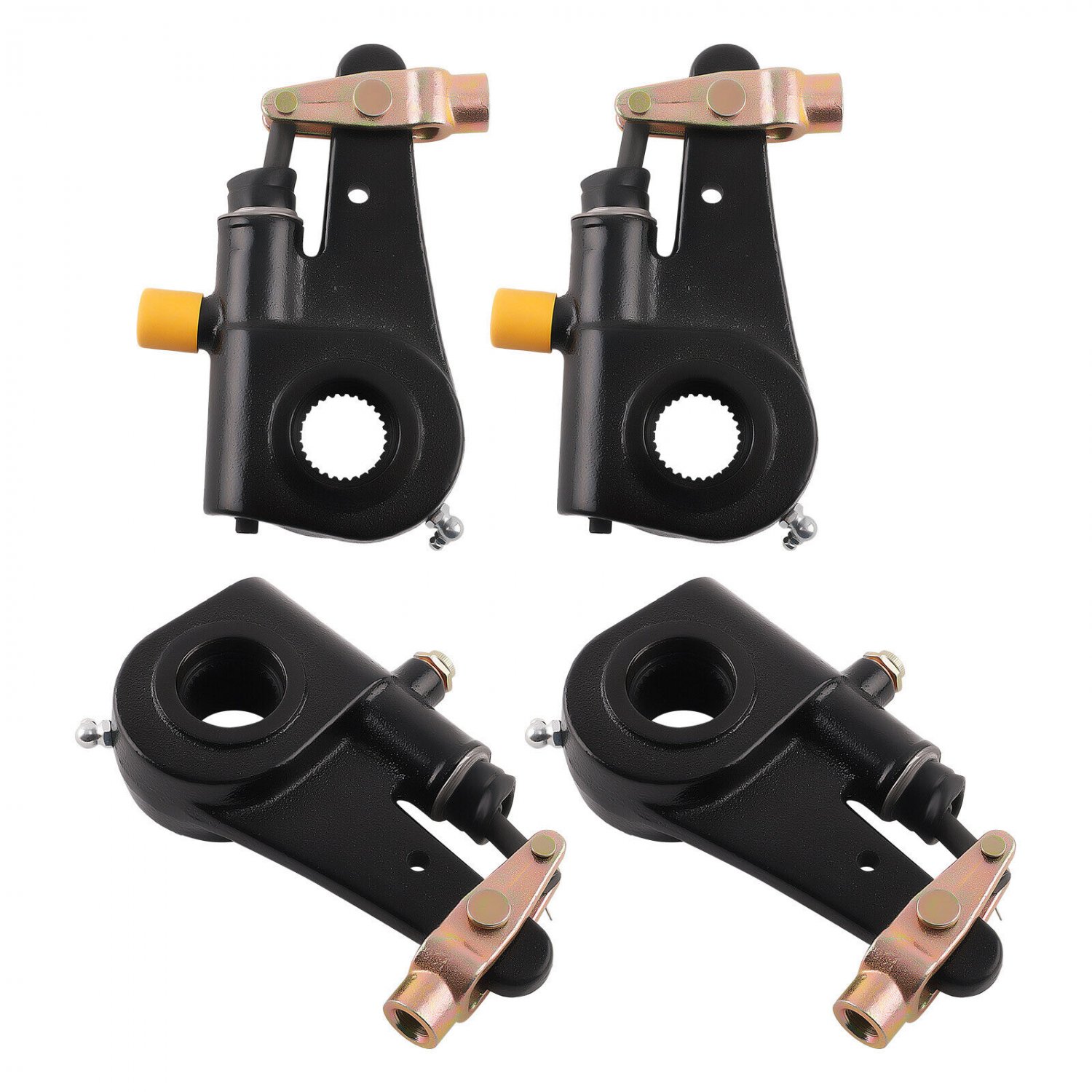 4xAutomatic Slack Adjuster 1.5"x28 Spline 6" For Meritor R801073  R803112