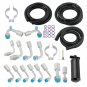 Universal Air Conditioning AC Hose Kit O-Ring Fittings Drier 134A Fitting Kits