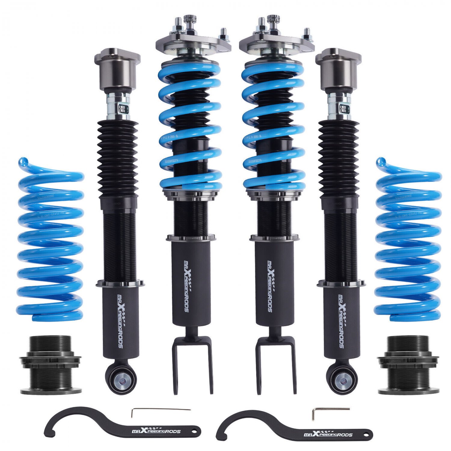 24 Way Damper Adjustable Coilovers Struts Suspension Kit for MBZ W205 RWD 15-21