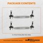 Pair Universal Adjustable Front Sway Bar End Links 180mm-230mm 10mm Balljoint