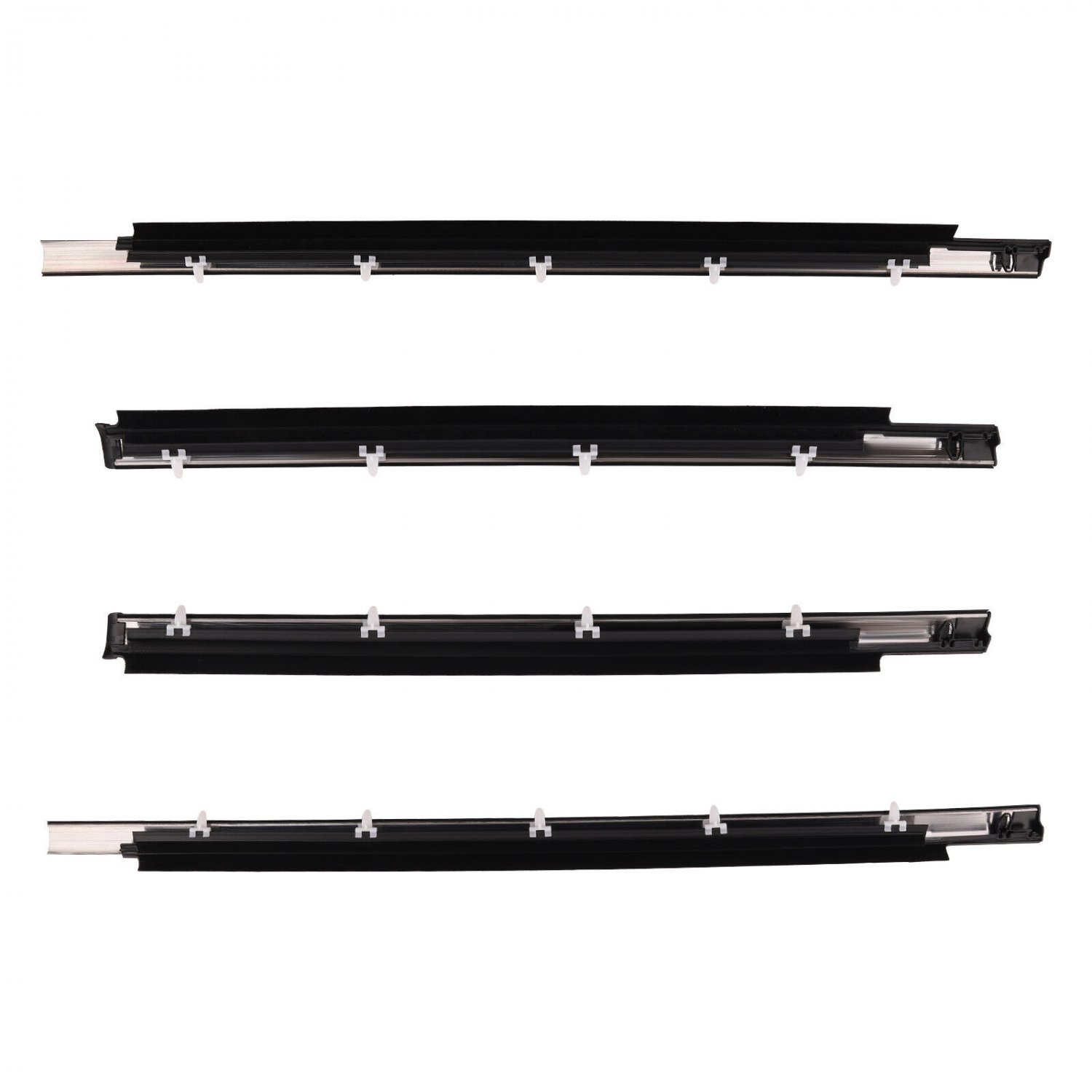 4x Molding Trim Weatherstrip Window Door Belt Seal For Toyota Sequoia 757100C010