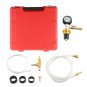 Radiator Cooling System Vacuum Purge Refill Universal Gauge Clear Hose Tool Kit