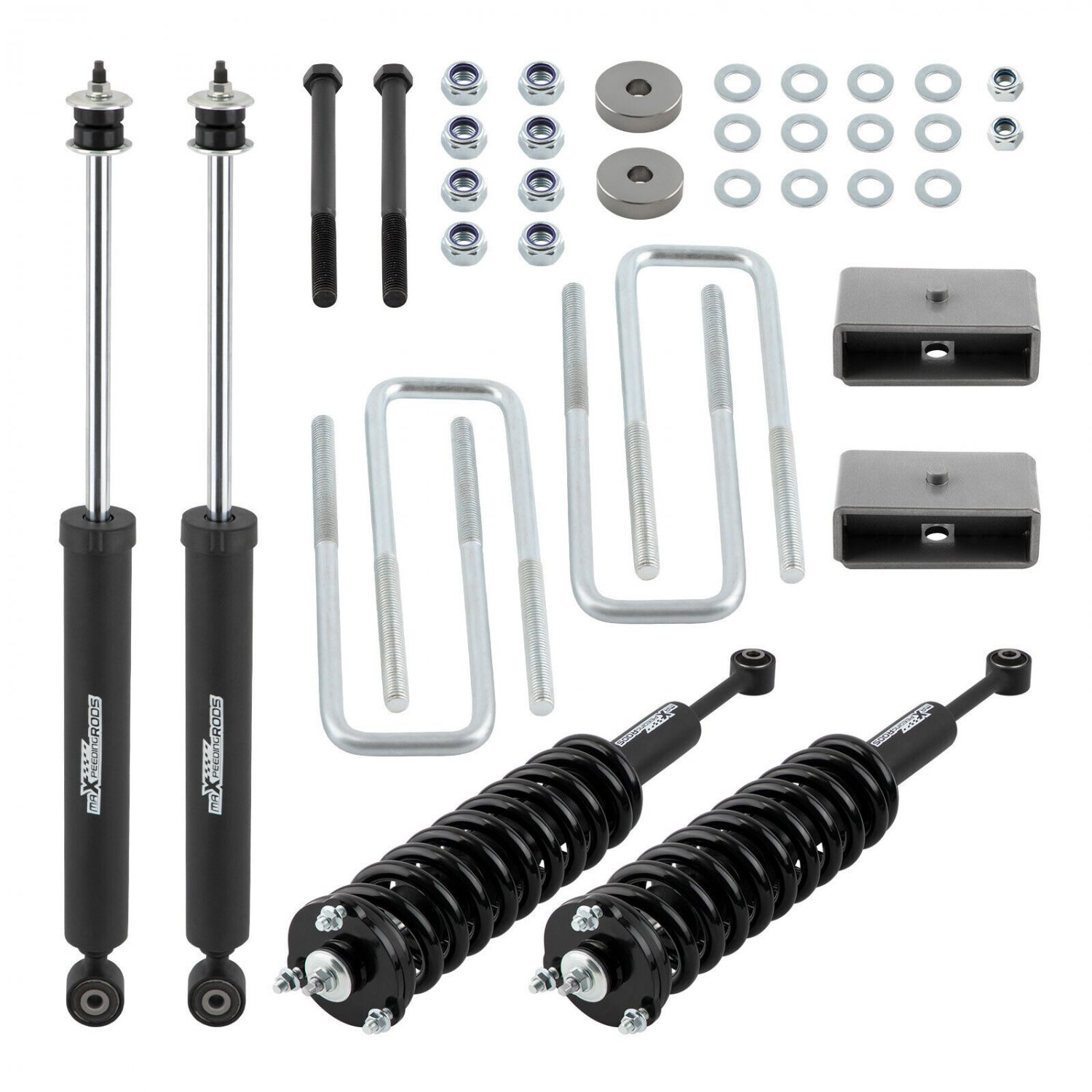 3" Front & 2" Rear Leveling Lift Kits for Toyota Tacoma 4WD 2005-2023 Diff Drop