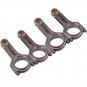 4x H-Beam Connecting Rods + ARP2000 Bolts For Honda B18A B18B B20A B20Z Engine