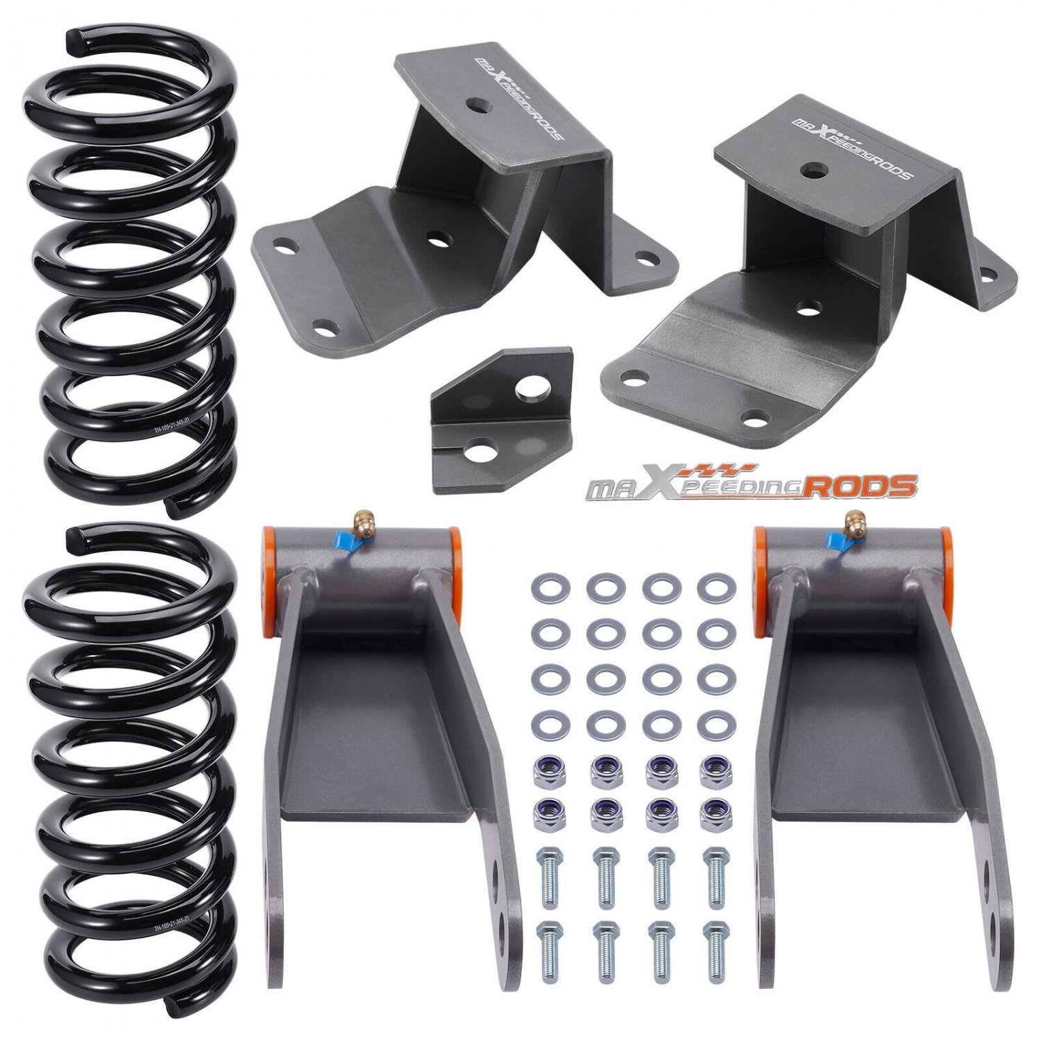 Front 2" Rear 4" Drop Lowering Kit For Chevy C1500 Silverado 2WD V8 1988-1998