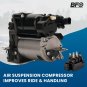 Air Suspension Compressor +Valve Block+Relay For Mercedes W221 S350 S500 S400