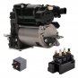 Air Suspension Compressor +Valve Block+Relay For Mercedes W221 S350 S500 S400