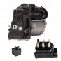 Air Suspension Compressor +Valve Block+Relay For Mercedes W221 S350 S500 S400