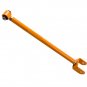 Rear Camber Control Arms & Front Camber Plate Top Hats Gold For BMW E46 Z4 X3