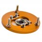 Rear Camber Control Arms & Front Camber Plate Top Hats Gold For BMW E46 Z4 X3