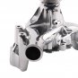 Chrome Long Water Pump High Volume Flow For Small Block Chevy 283 305 350 400