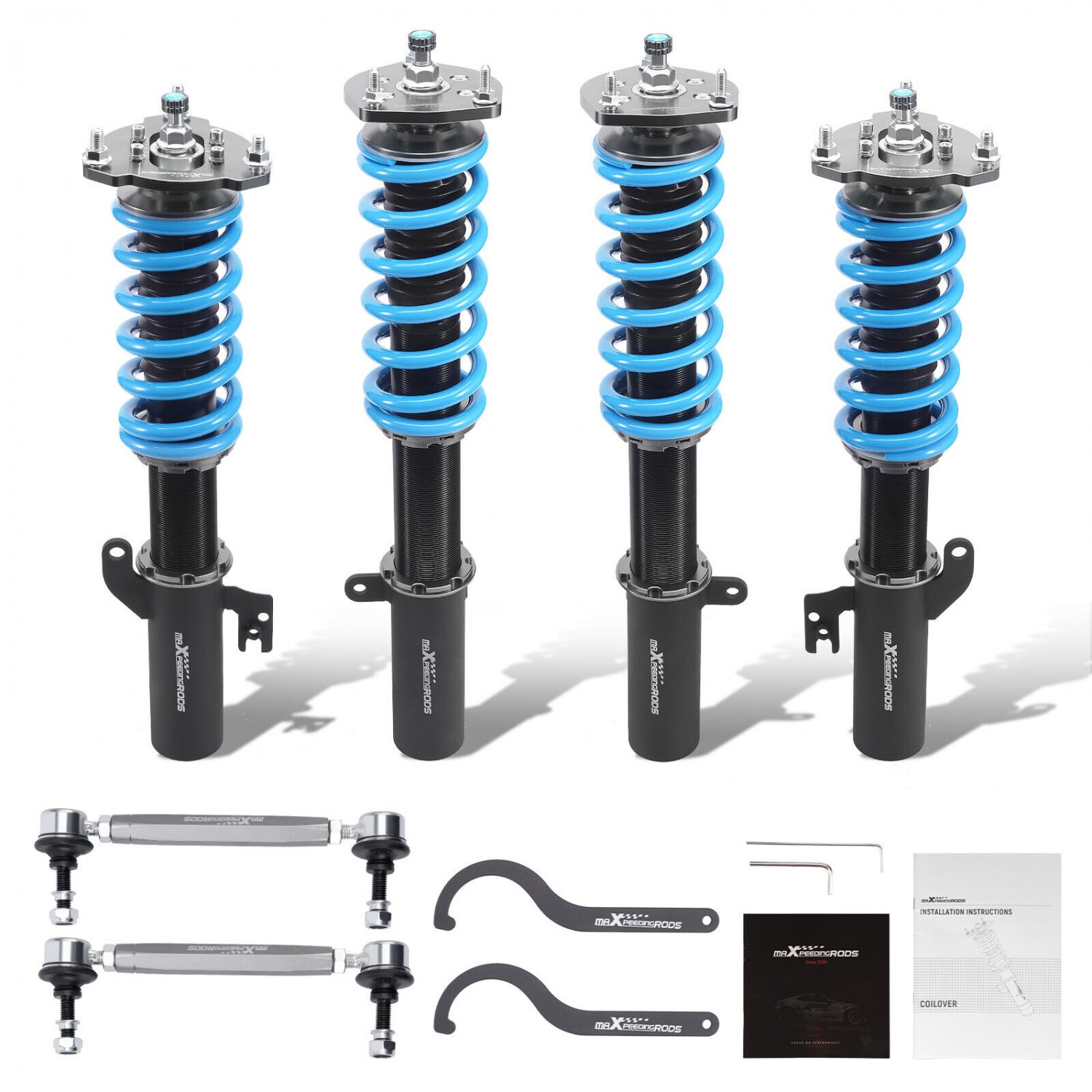 24 Step Damper Adjustable Coilovers Lowering Kit For Toyota Venza FWD AV10 09-15