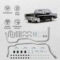 Front + Rear Sway Bar Kit Bars w/ Linkage for 1955 1956 Chevy Car Bel Air Nomad