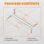 Front + Rear Sway Bar Kit Bars w/ Linkage for 1955 1956 Chevy Car Bel Air Nomad