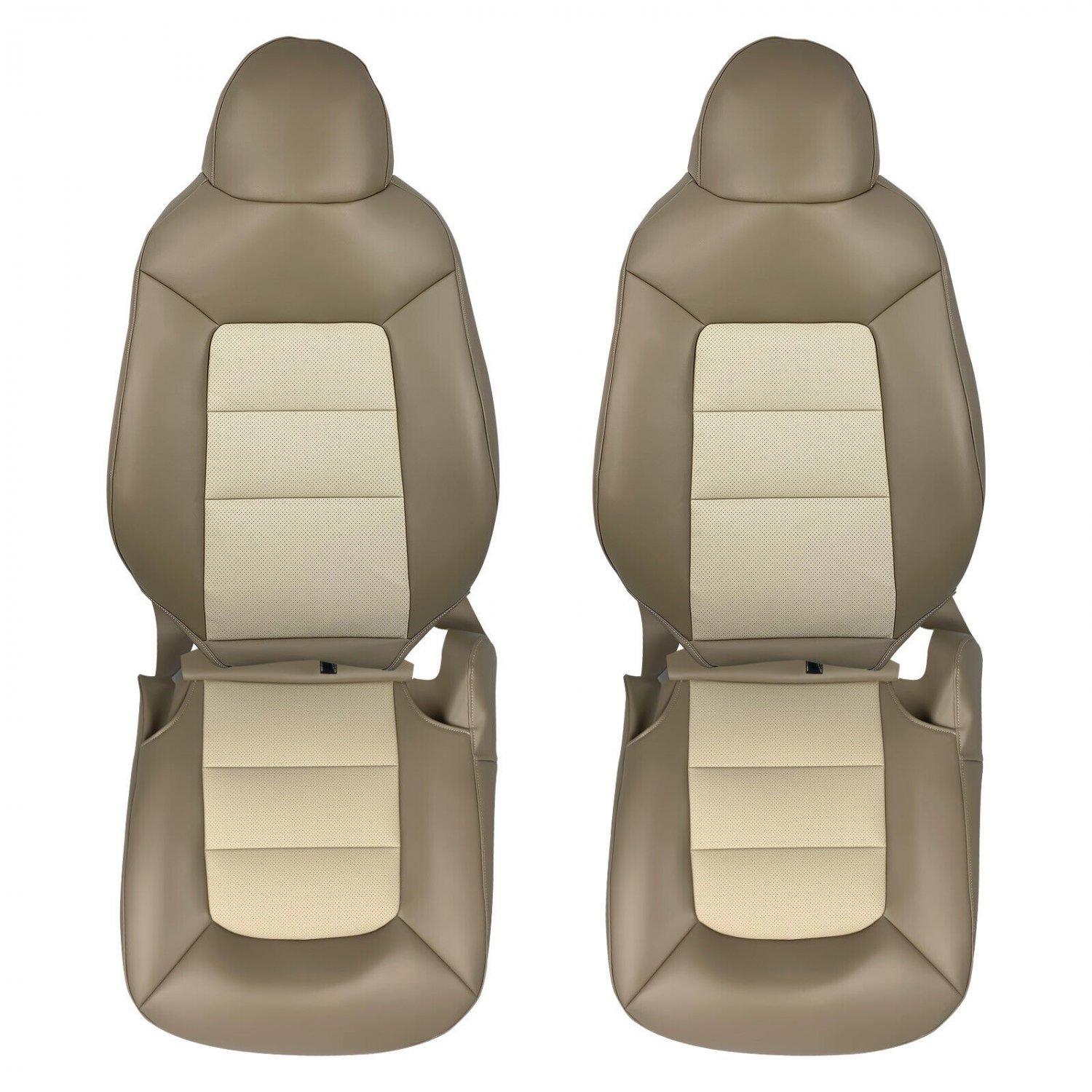 Front 2x top & 2x bottom Seat Covers For Ford Expedition Eddie Bauer 03-06