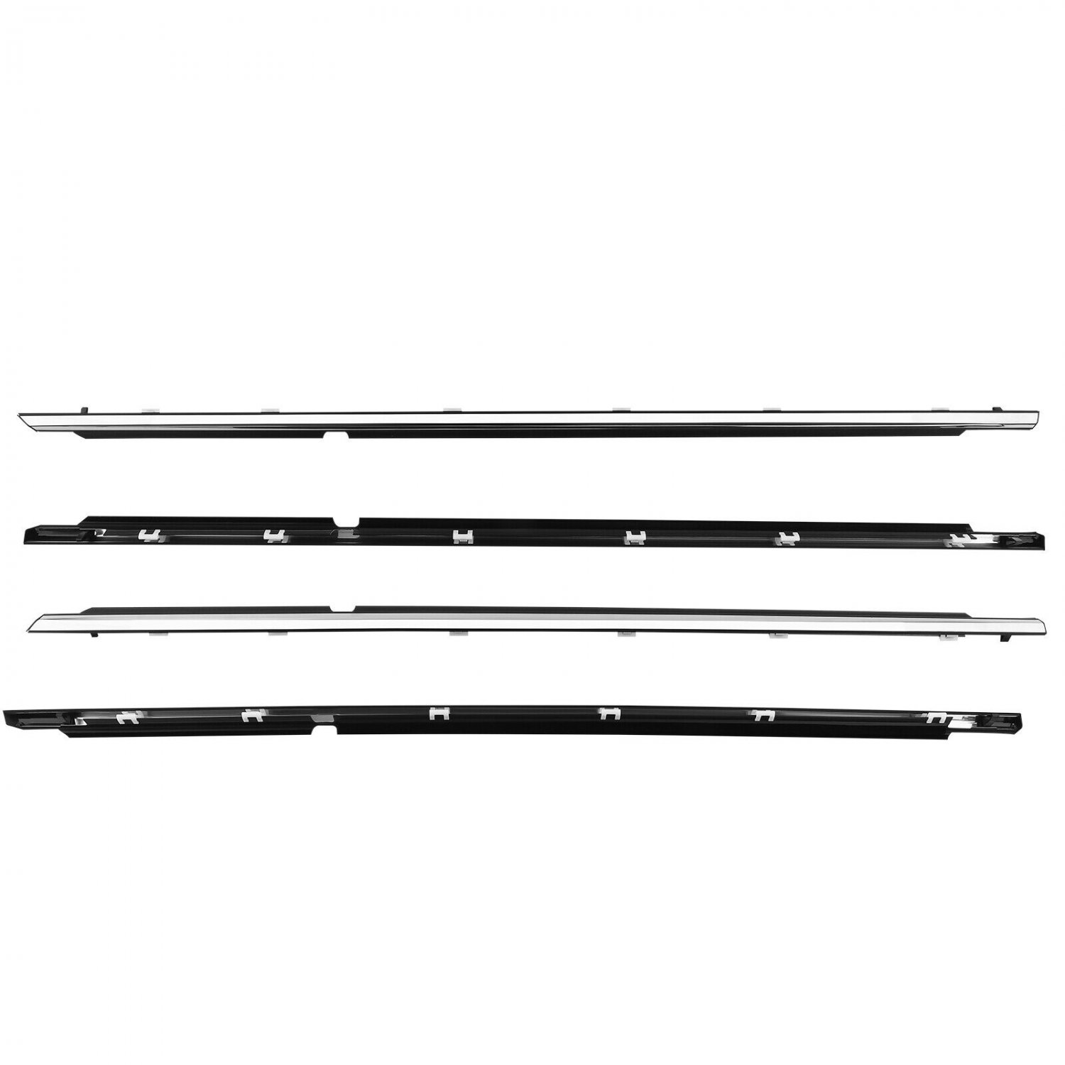 4 Chrome Front Rear Door Belt Moulding For Toyota Camry 2002-2006  75710-33080