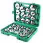 31PCS Auto Oil Filter Wrench Set Cup Type 1/2 inch Drive Cap Removal Tool