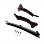 3pcs Front Bumper Lip Spoiler Splitter for Tesla Model Y 2020-2024 w/ Screws