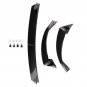 3pcs Front Bumper Lip Spoiler Splitter for Tesla Model Y 2020-2024 w/ Screws