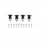 3pcs Front Bumper Lip Spoiler Splitter for Tesla Model Y 2020-2024 w/ Screws