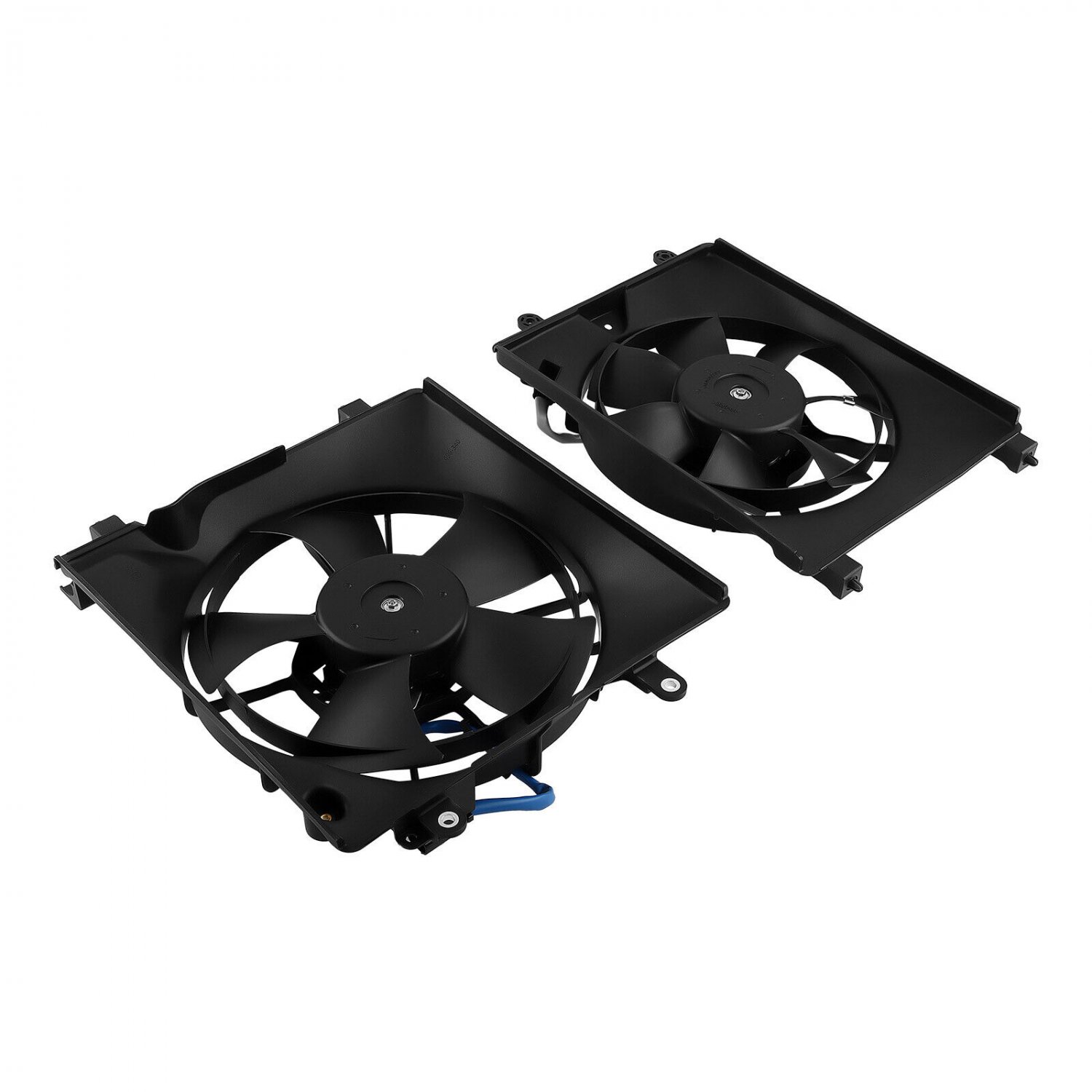 2PCS AC Condenser Radiator Cooling Fan For Honda Civic 2012-2015 Acura 2013-2017