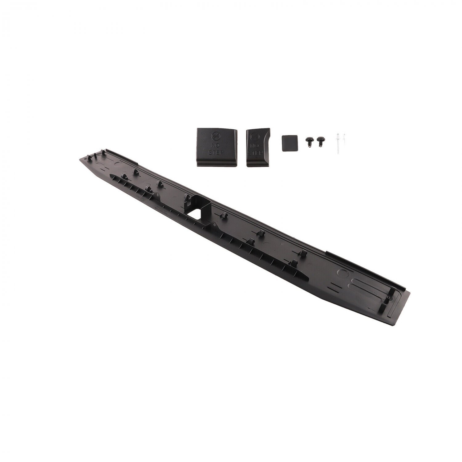 Tailgate Step Pad Top Center Flex Molding Trim Kit For Ford F-150 2021-2023