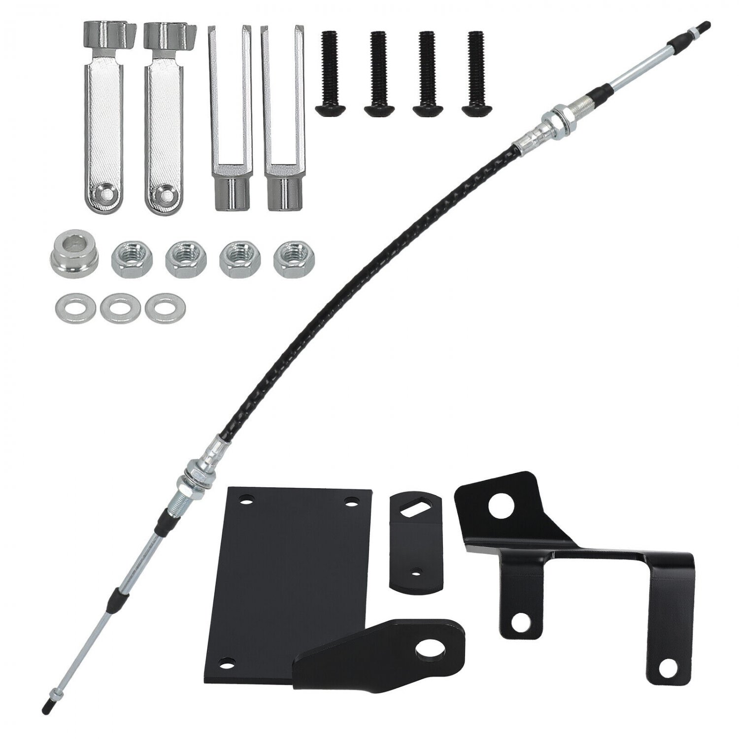 Transfer Case Cable Shift Linkage Kit for Jeep Wrangler TJ 1997-2006 231 Case