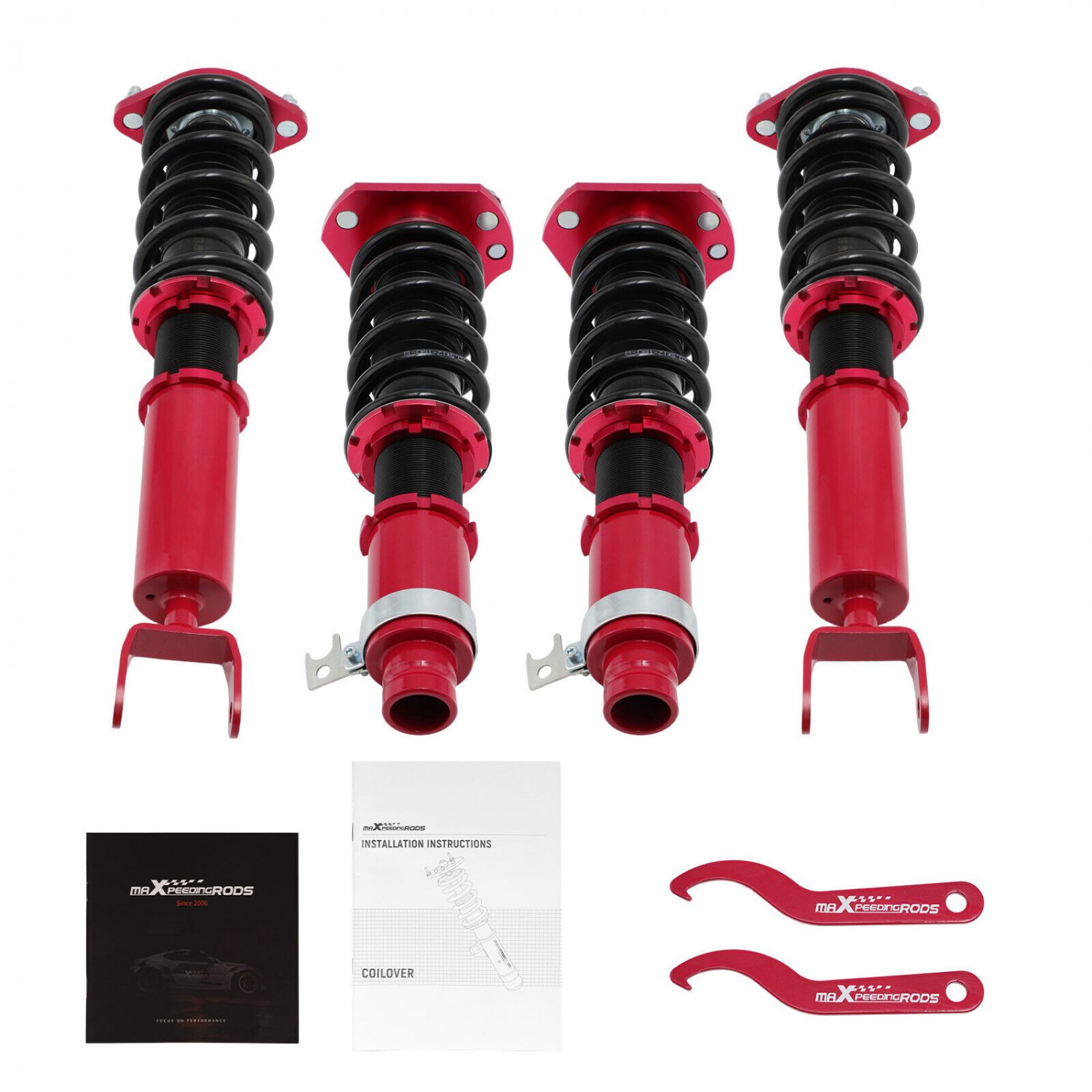 Coilover Suspension Spring Struts For Honda Prelude 1992-2001 Adj. Height
