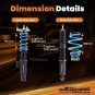 MaXpeedingrods T6 Coilover Suspension Lowering Kit For VW Jetta Golf MK5 MK6