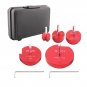Plastic Pipe Fitting Reamer Kit fit into standard 1/2" drills for PPRK5