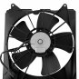 2Pcs Radiator Cooling Fan Set w/ Blade Motor & Shroud For Honda Accord 2013-2017
