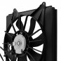 2Pcs Radiator Cooling Fan Set w/ Blade Motor & Shroud For Honda Accord 2013-2017