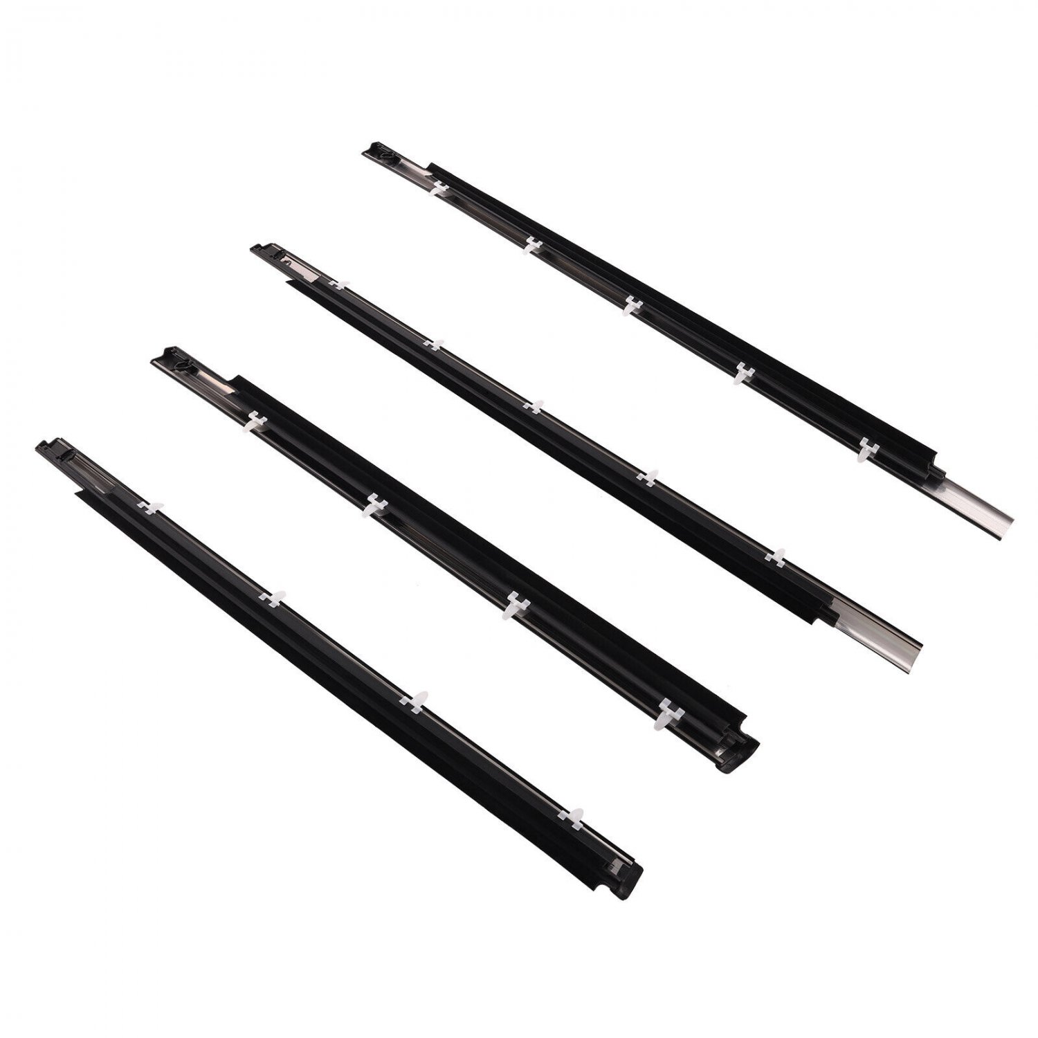 4pcs Molding Trim Weatherstrip Window Door Belt Seal for Toyota Sequoia 01-07