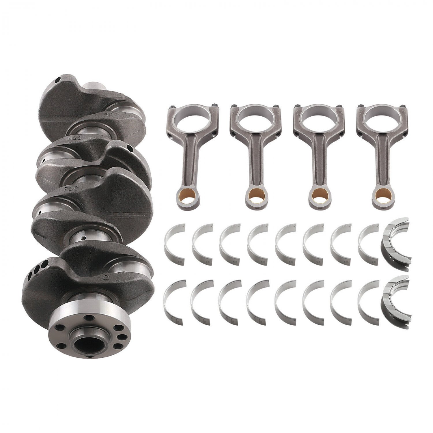 Engine Crankshaft & Connecting Rod & Bearings For BMW N20 320i 328i 528i 2.0L