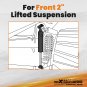 2"in Front Leveling Struts for Ford F-150 4WD 2014-2024 2023