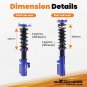 MaXpeedingrods Coilovers Shocks Suspension Kit For Toyota Camry 2007-2011