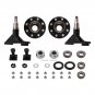 8x 6.5 8000LB Lug Superior Shipping Container Wheels Bolt-on Spindle Kit