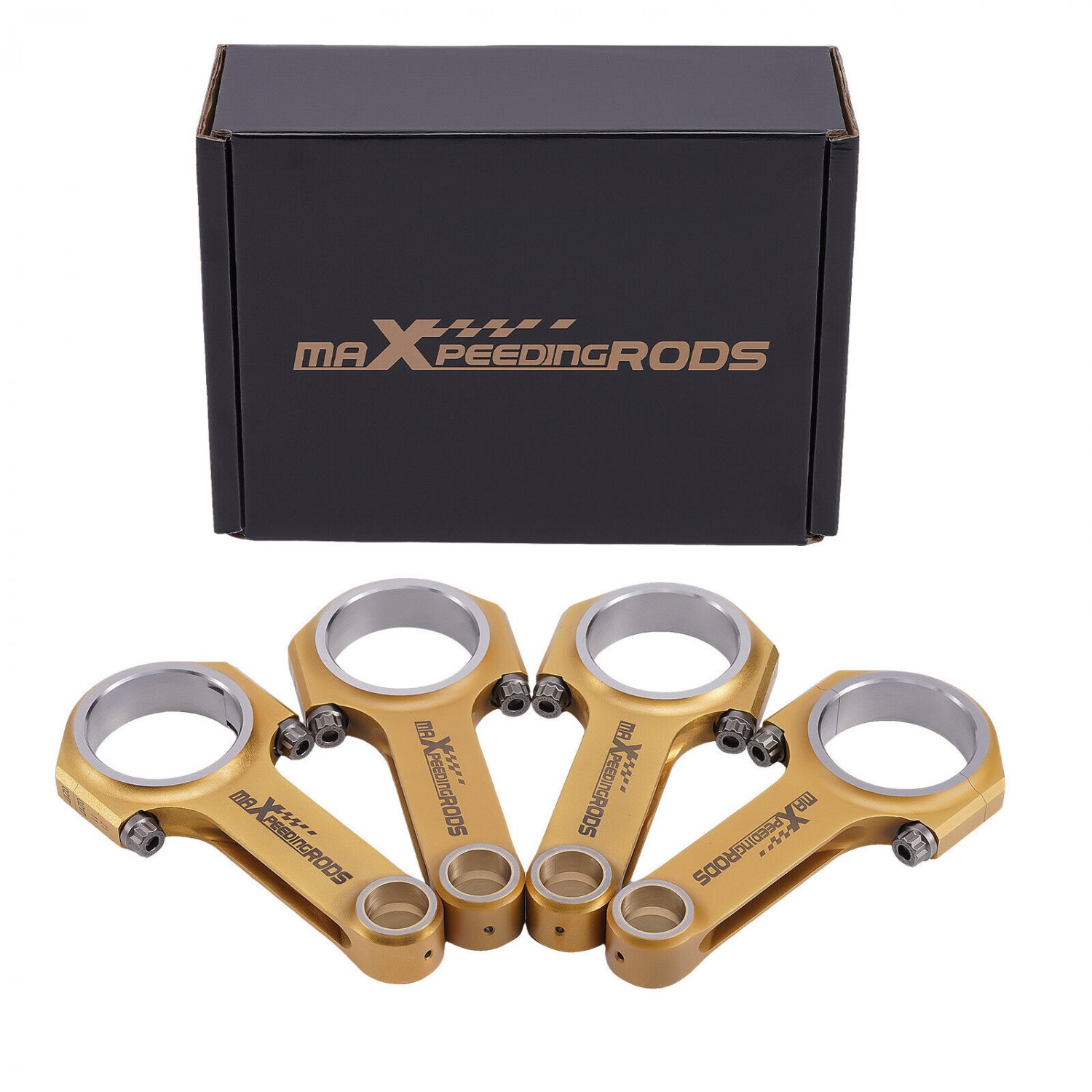 Titanizing Forged Connecting Rods ARP 2000 Bolt for Porsche 912 356 1.6 5.354"