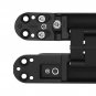 7 inch Hidden Door Hinges Kit, Zinc Alloy Heavy Duty Invisible Hinge 180 Degree