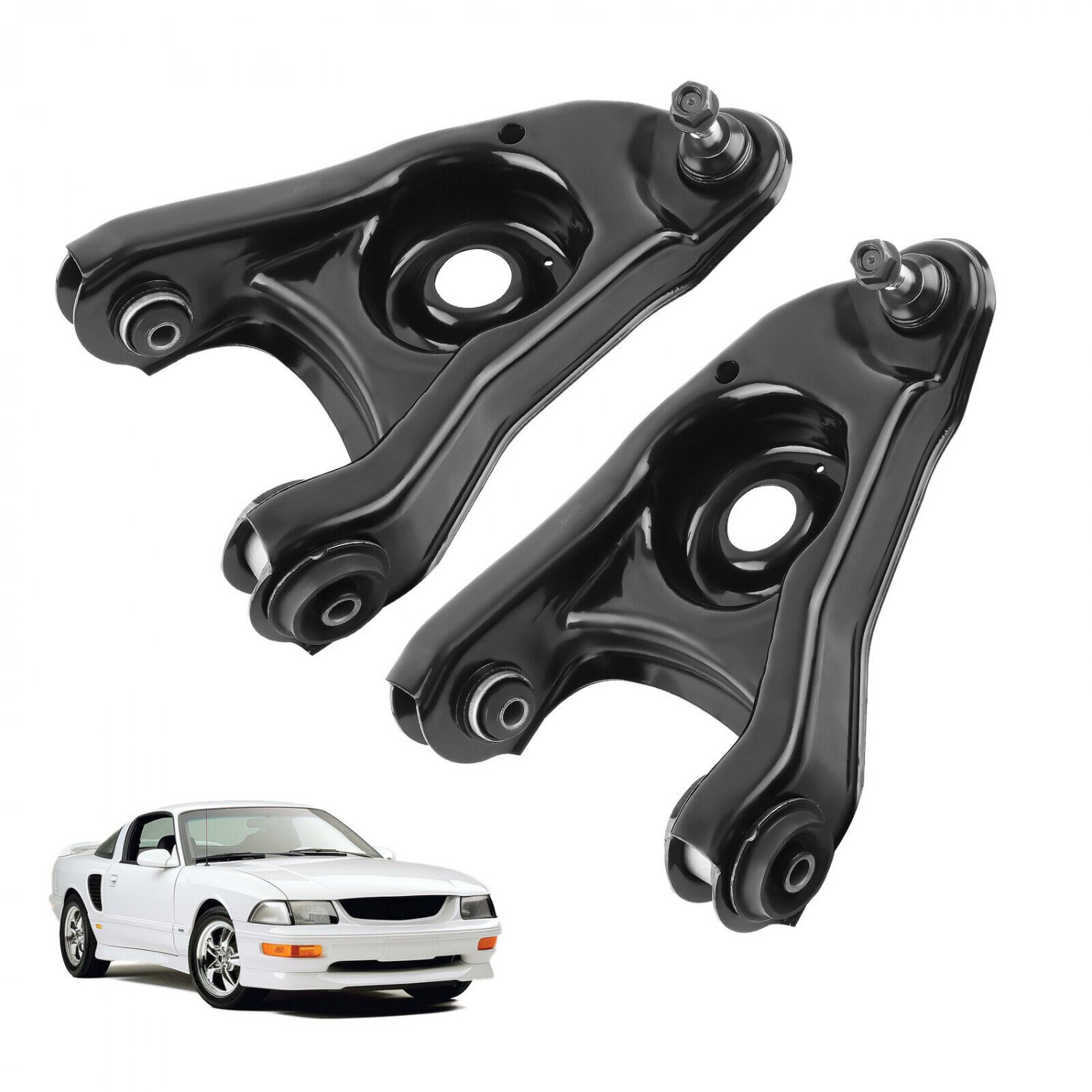 2x Front Suspension Lower Control Arms w/Ball Joint for 1994-2004 Ford Mustang