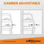 Adjustable Rear Camber Arms Kit w/ Rubber Bushing For 1988-2000 Honda Civic