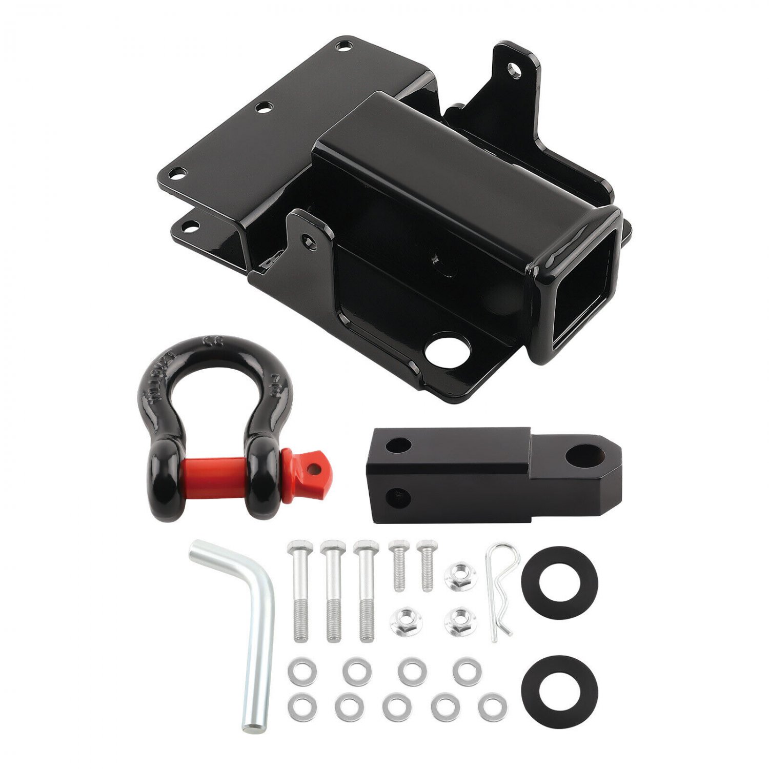 Rear 2" Trailer Hitch Receiver Shackle Tow Mount For Kawasaki MULE SX 2017-up