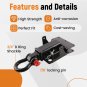 Rear 2" Trailer Hitch Receiver Shackle Tow Mount For Kawasaki MULE SX 2017-up